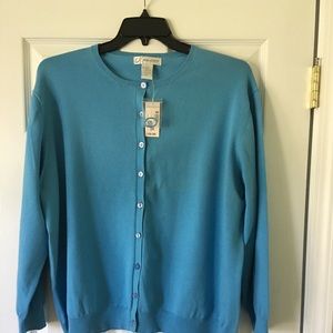 ❤️Beautiful Blue Button Up Cardigan NWT 3X (22/24)